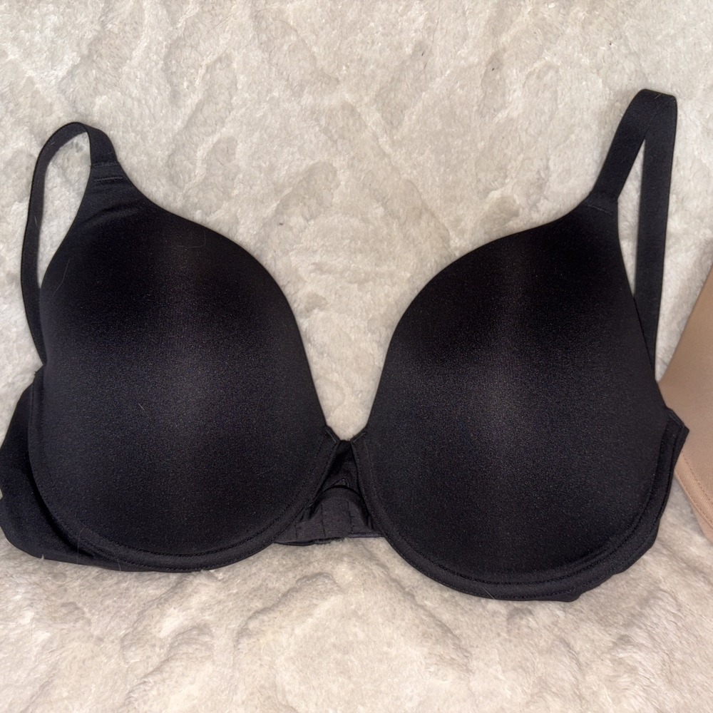 Hanes Size large Women's Back Closure Brass (2) Black/Beige - Picture 2 of 10